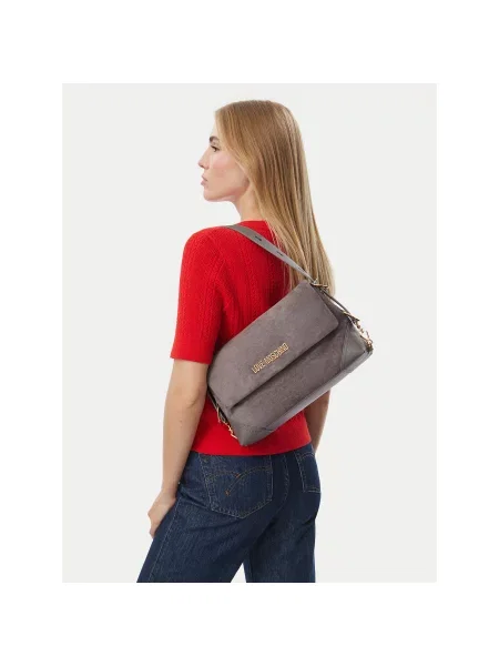 Kabelka LOVE MOSCHINO sivá