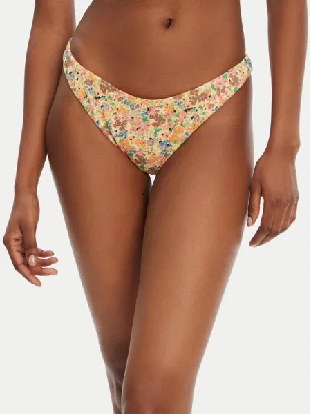 RVCA Bikini partea de jos galben