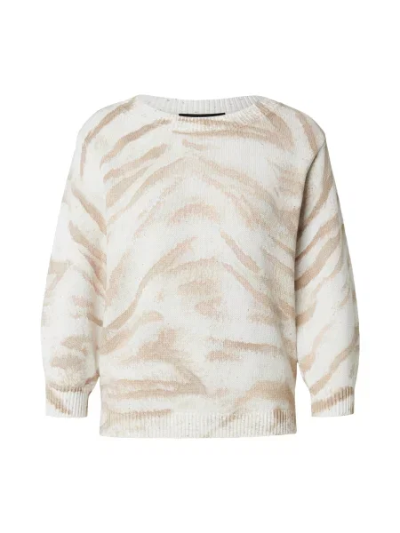 Monari Pulover temno siva bela