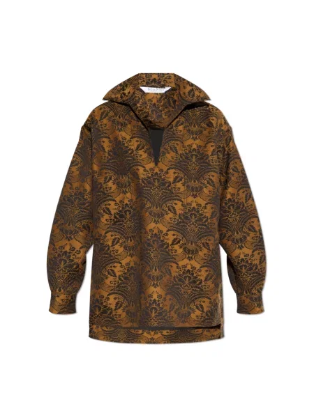 Bluzka Max Mara wełniana brązowa