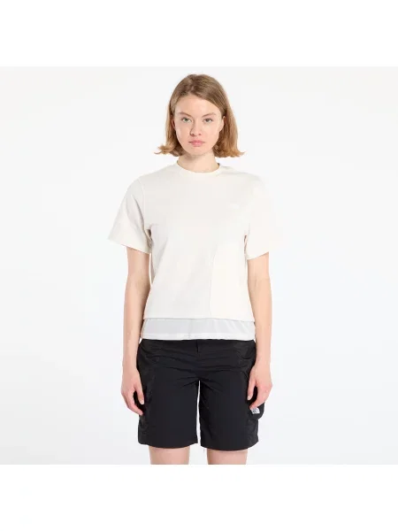 Tričko The North Face Fabric Mix Ss Tee Ap White Dune XS bílé