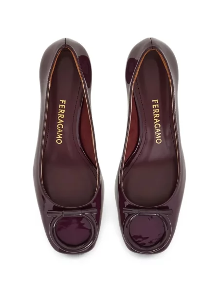 Pantofi cu toc Ferragamo violet