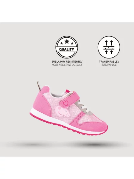 Teniși copii Peppa Pig roz