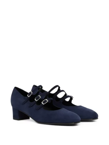 Pantofi cu toc Carel Paris cu bretele albastru