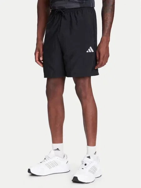 Adidas Szorty sportowe Essentials Small Logo Chelsea czarny