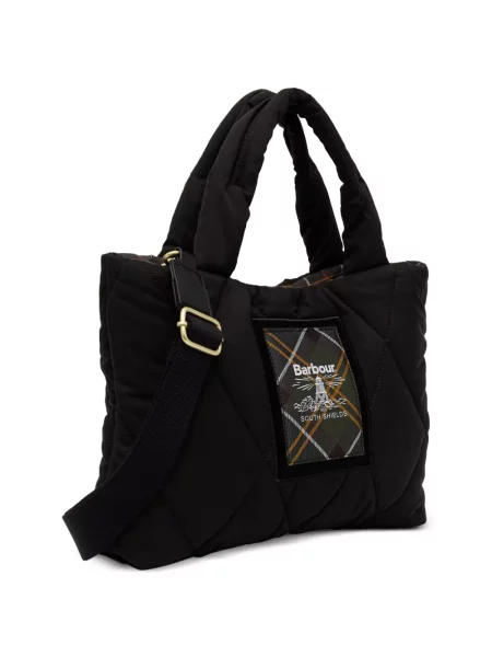 Shopper kabelka Barbour čierna