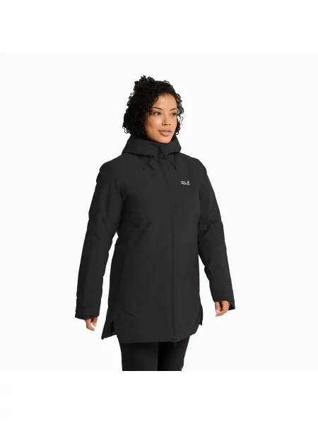 Kurtka przeciwdeszczowa Jack Wolfskin Heidelstein 2 Ins czarna