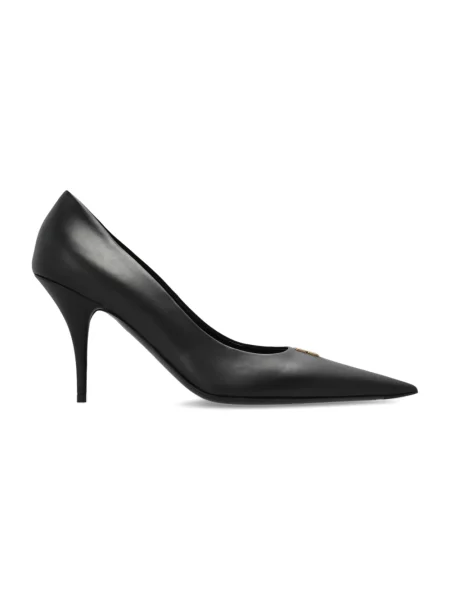 Czółenka Balenciaga skórzana czarna