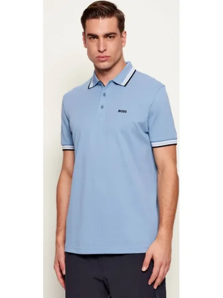 BOSS Tricou polo Paddy albastru