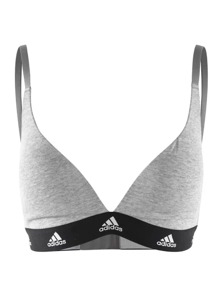ADIDAS SPORTSWEAR Sutien sport gri amestecat / negru alb