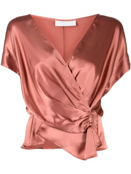 Bluzka Michelle Mason brązowa