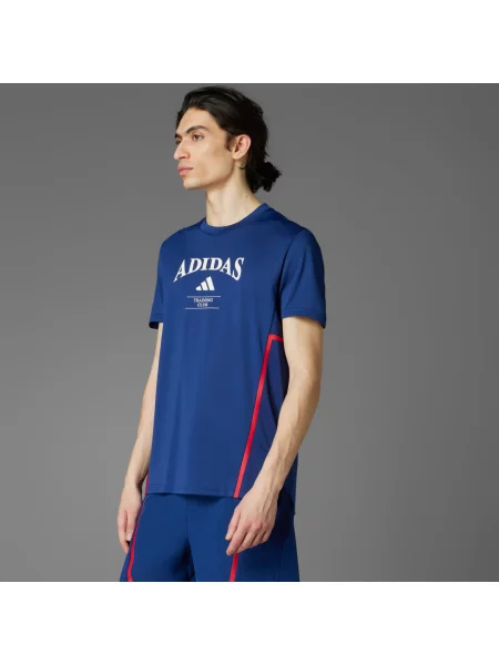 ADIDAS PERFORMANCE Funkční tričko Design For Training Legacy tmavě modrá / červená bílá