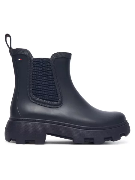 Tommy Hilfiger Γαλότσες Flag Cleated Σκούρο μπλε
