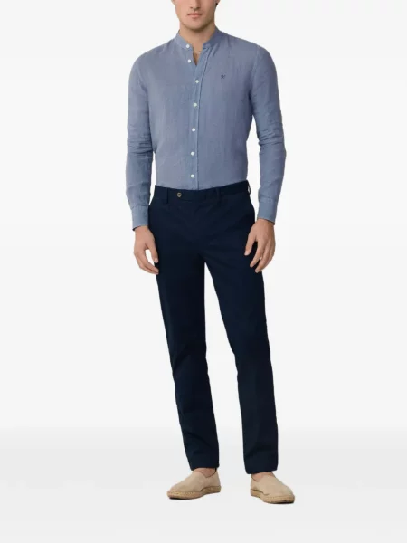 Cu centură pantaloni Hackett London albastru