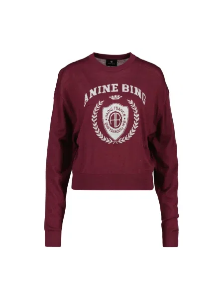 Sweter Anine Bing wełniany czerwony