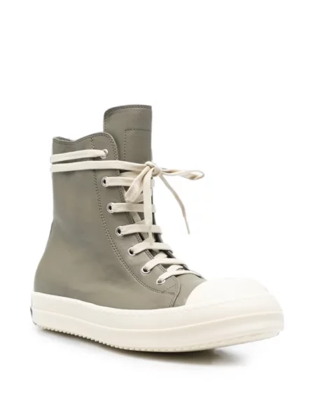 Sneakerși Rick Owens din piele gri