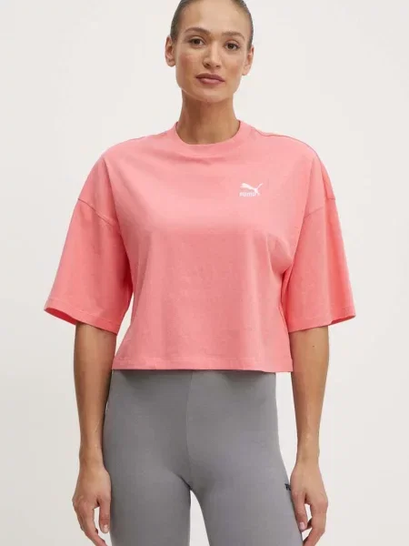 Тениска Puma BETTER CLASSICS Oversized розово