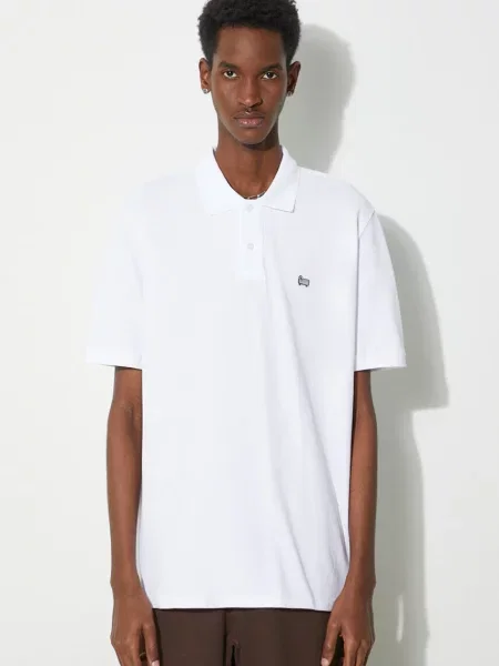 Woolrich μπλουζάκι πόλο Classic American Polo λευκό