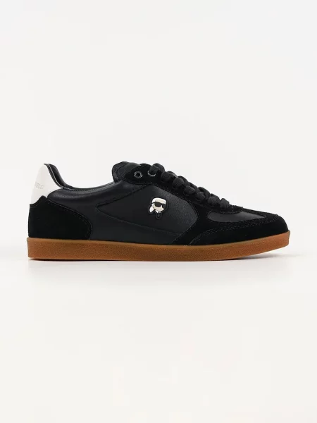Sneakerși Karl Lagerfeld din piele negru