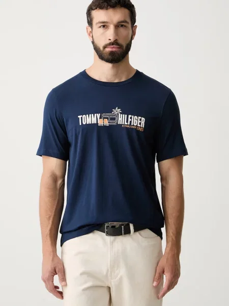 Tommy Hilfiger T-shirt granatowa