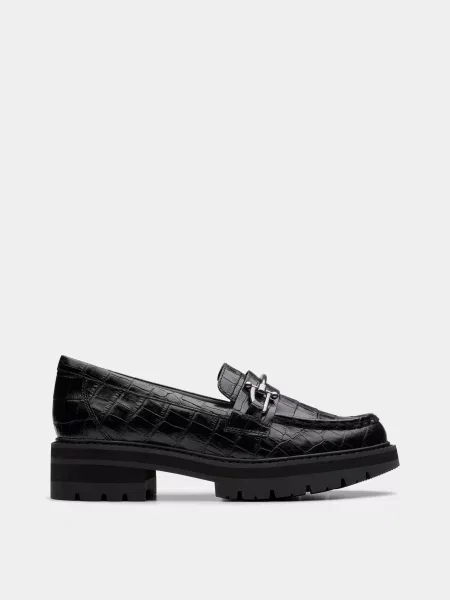 Шкіряні Лофери Clarks Orianna Bit чорний