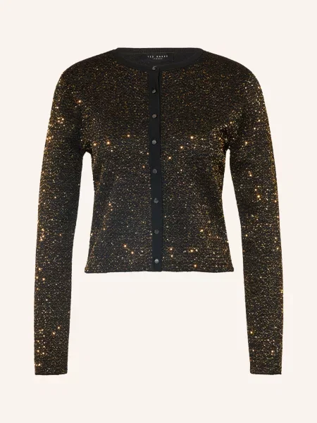 Ted Baker Kardigan Nyrie Z Cekinami schwarz czarny