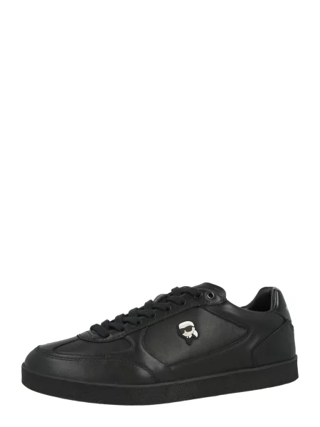 Sneakerși Karl Lagerfeld din piele negru