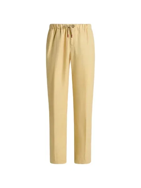 Pantaloni Kiton cu cordon galben