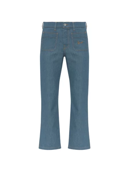 Blugi Kenzo cu broderie albastru
