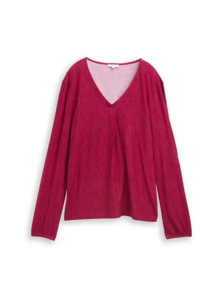 TOM TAILOR Tričko purpurová