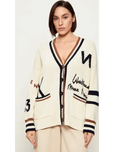 Weekend Max Mara Cardigan Blasone bej