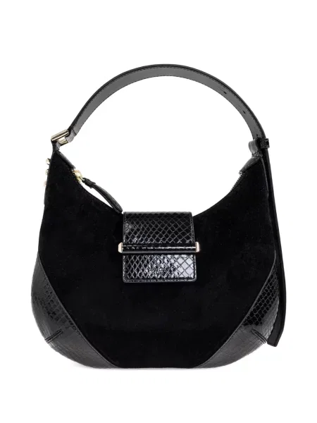 Geantă Jimmy Choo din piele de căprioară negru
