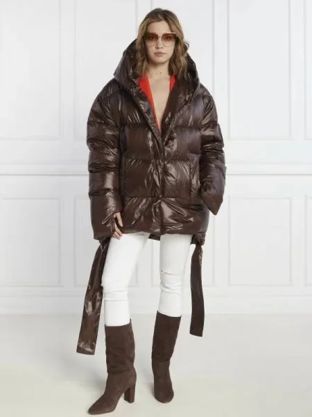 MMC De puf geacă JESSO | Oversize fit maro