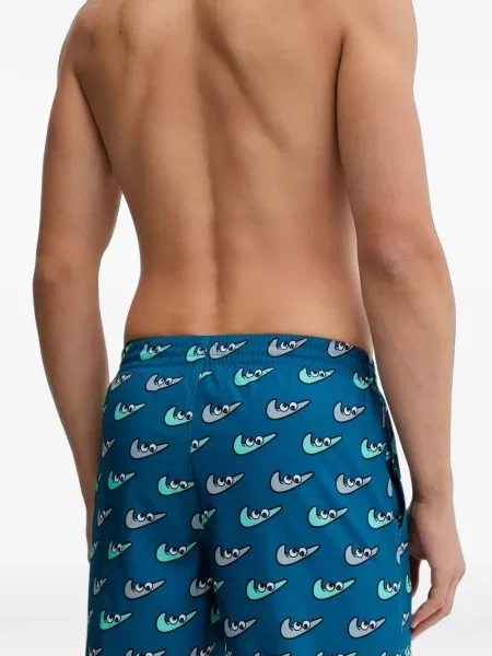 Slip de baie Nike alergare cu autograf cu glugă roșu