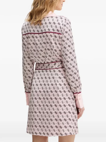 Gulerat rochie mini Guess roz
