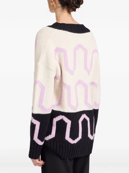 Cardigan La Doublej cu imprimeu geometric