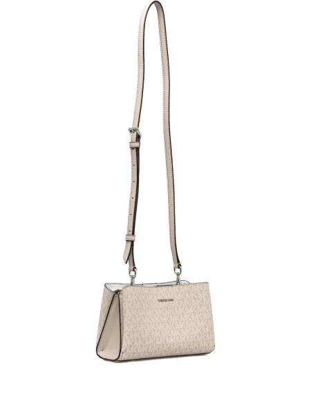Top Michael Michael Kors din piele cu bretele cu șireturi roz