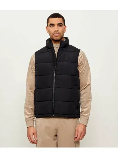 GUESS ACTIVE Vestă NEW ROHAN | negru