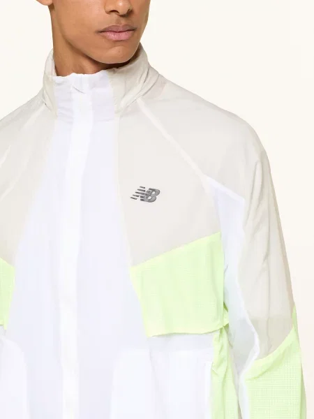 New Balance Běžecká Bunda Rc / neonově zelená bílá