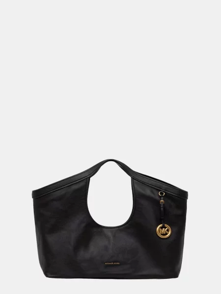 MICHAEL Michael Kors kabelka typu shopper dámska kožená Haddie čierna