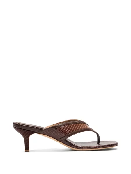 Sandale Malone Souliers din piele cu gradient maro
