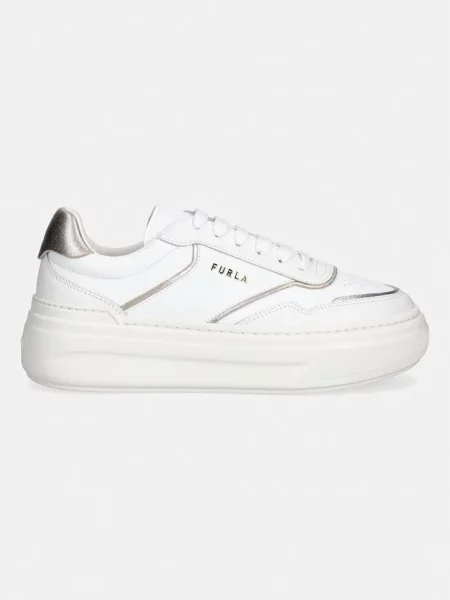 Furla Nuage sneakers pentru femei din piele alb