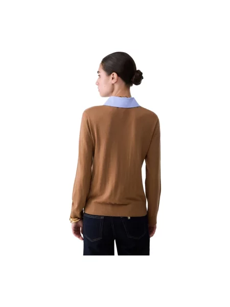 Sweter Liu Jo wełniany beżowy