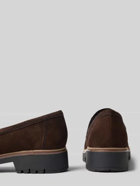 Loafersy z naturalnej skóry Tamaris