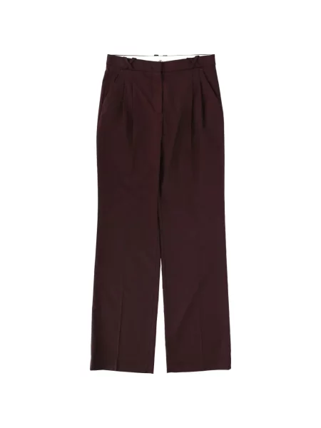 Pantaloni The Garment plisate roșu