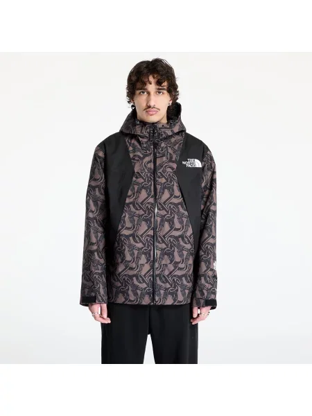 Яке The North Face Nse Shell Jacket UNISEX Print Smokey Brown Carabiner S кафяво