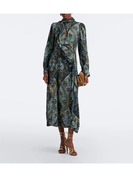 Rochie midi Ulla Johnson de mătase