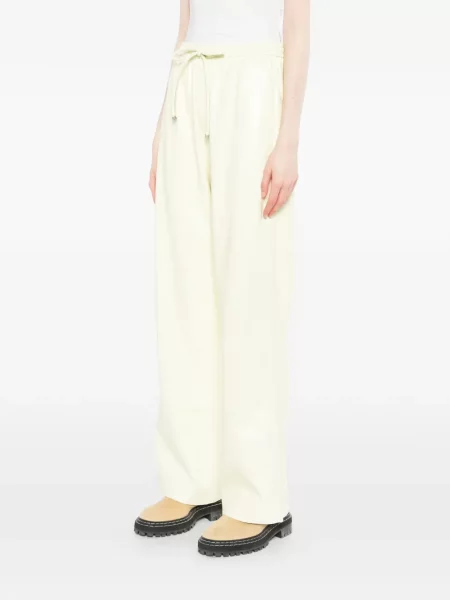 Pantaloni Nanushka galben