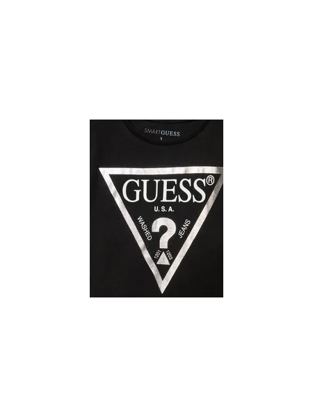 Guess Póló Regular Fit fekete