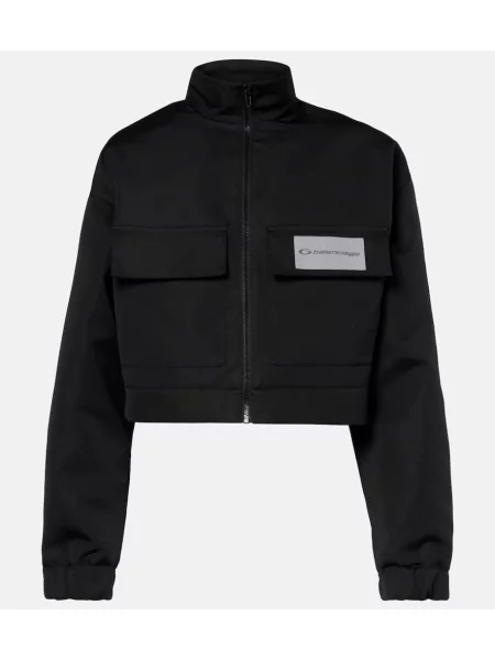 Cropp geacă Balenciaga alergare negru